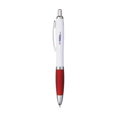 Logo trade promotional gift photo of: Athos Trans GRS Recycled ABS pen