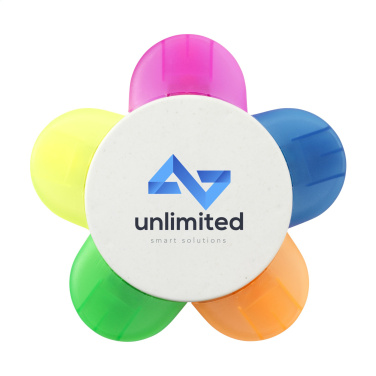 Logo trade advertising products picture of: Bloom Recycled Milk-Carton highlighter