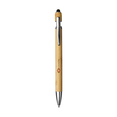 Logo trade promotional product photo of: Luca Touch Bamboo stylus pen