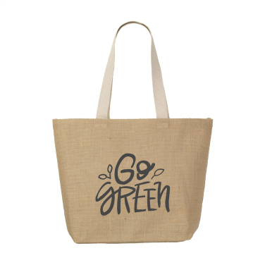 Logo trade promotional merchandise picture of: Elegance Bag jute shopper