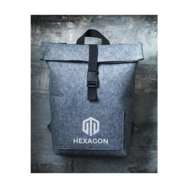 Logotrade business gift image of: Nolan GRS RPET Felt backpack