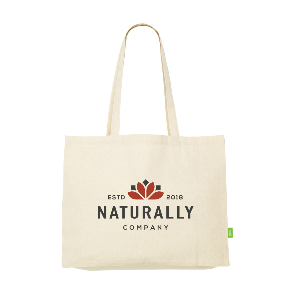 Logo trade promotional gifts image of: ECO Shopper Organic Cotton (180 g/m²) shopping bag