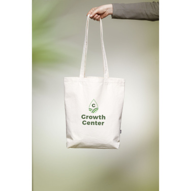 Logo trade promotional giveaway photo of: GRS Recycled Canvas Bag Natural (260 g/m²)