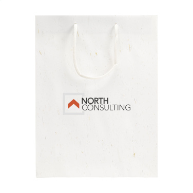 Logotrade promotional merchandise image of: Leaf It Bag recycled with straw fibres (180 g/m²) L