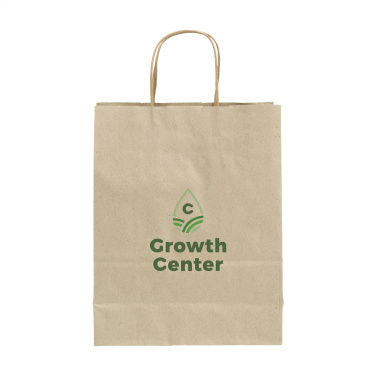 Logo trade promotional giveaway photo of: Leaf It Bag recycled grass paper (90 g/m²) S