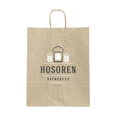 Logotrade promotional giveaways photo of: Leaf It Bag recycled grass paper (90 g/m²) M