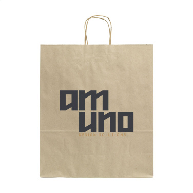 Logotrade promotional item picture of: Leaf It Bag Wide recycled grass paper (90 g/m²) L