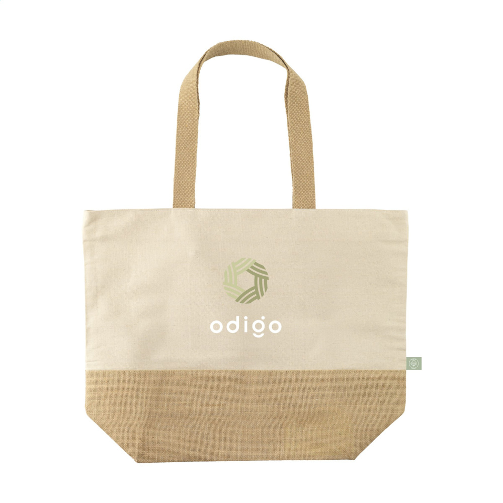 Logo trade corporate gifts image of: Cancun Beachbag Organic Cotton (320 g/m²)