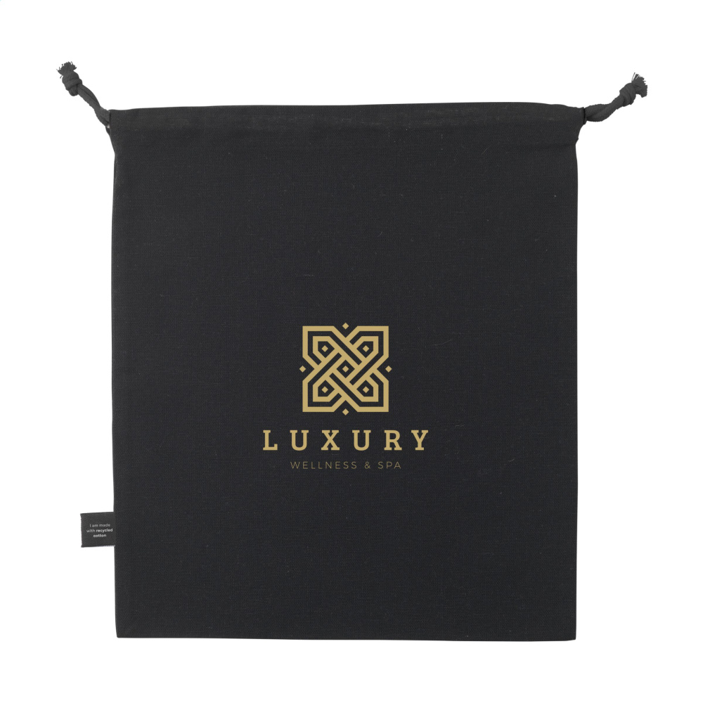 Logo trade advertising product photo of: Gift Pouch GRS Recycled Cotton (150 g/m²) M