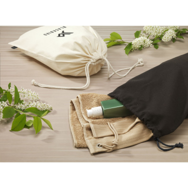 Logotrade promotional product image of: Gift Pouch GRS Recycled Cotton (150 g/m²) L