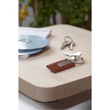 Logotrade promotional gift image of: LeatherKey keyring