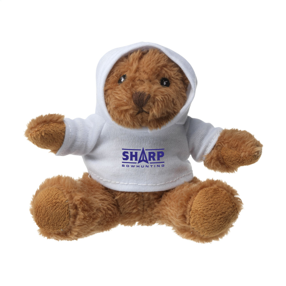 Logotrade promotional products photo of: HoodedBear bear cuddle toy