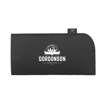 Logo trade promotional gifts image of: Feltro GRS RPET Pouch for glasses