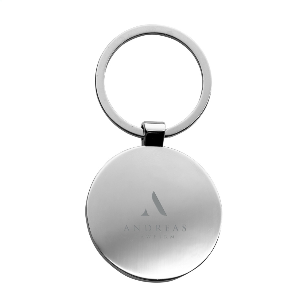 Logo trade promotional products image of: Bamboo Key Circle keyring