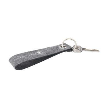 Logo trade advertising products picture of: GRS RPET Felt Keyring