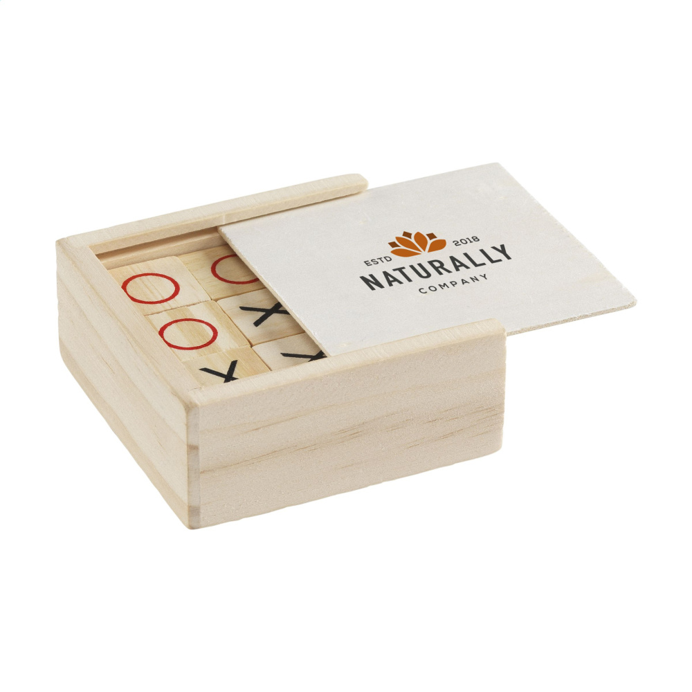 Logo trade advertising products picture of: Tic Tac Toe Game Bamboo