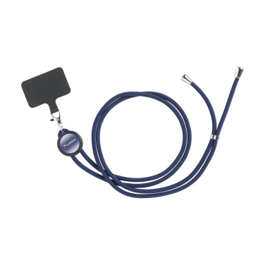 Logotrade promotional merchandise picture of: Lace Lanyard GRS RPET 5 mm keycord