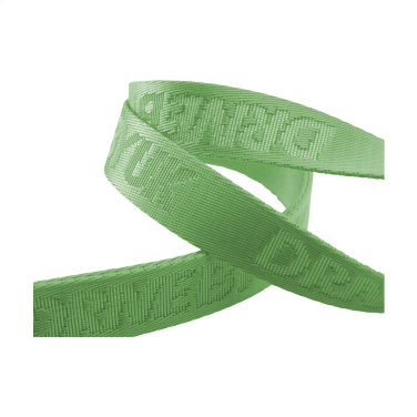 Logo trade business gifts image of: Lanyard Deep Woven 25 mm keycord