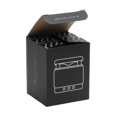 Logo trade advertising product photo of: Bamboo Block Speaker with wireless charger