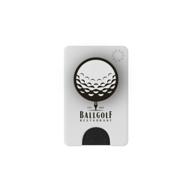 Logo trade promotional items image of: PopSockets® PopWallet+ card holder with PopGrip
