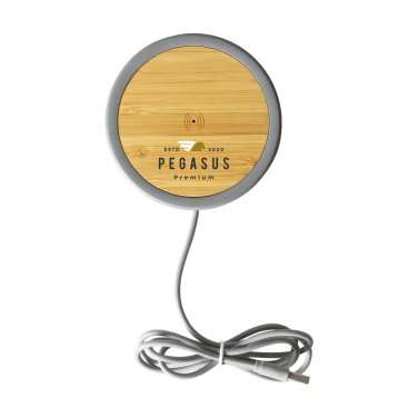 Logo trade corporate gift photo of: Lidos Stone ECO 10W Wireless Charger