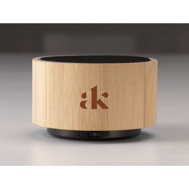 Logotrade promotional merchandise image of: Wave Bamboo Wireless Speaker