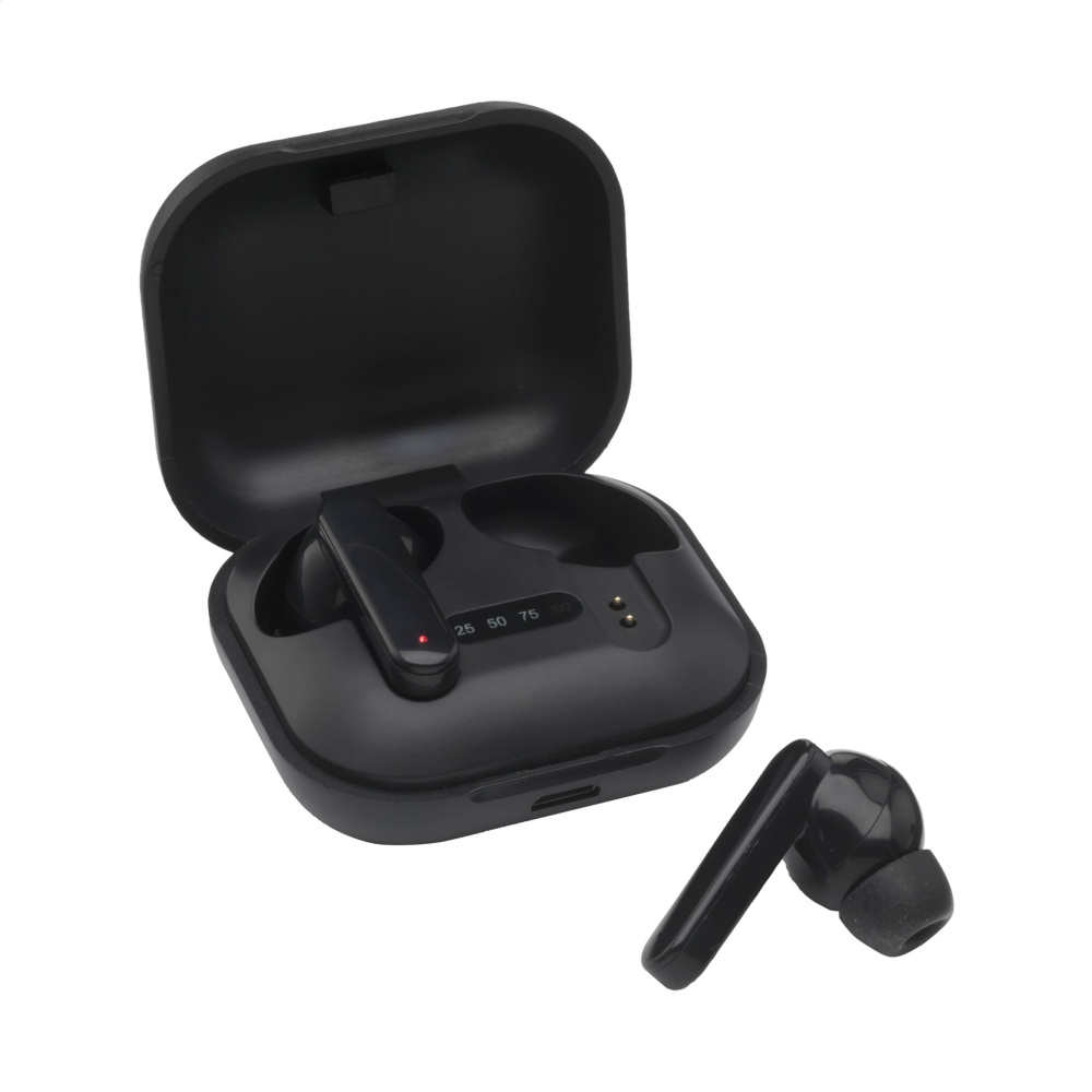 Logotrade promotional giveaway picture of: Aron TWS Wireless Earbuds in Charging Case