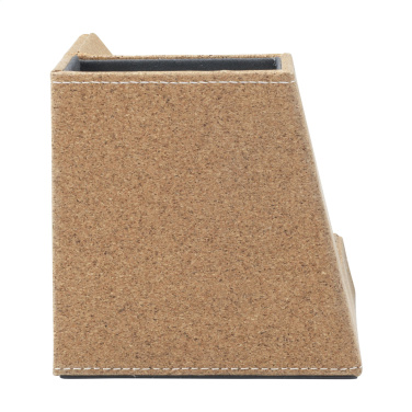 Logo trade promotional products image of: Ecork Pen Holder Wireless Charger