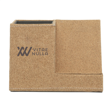 Logo trade promotional giveaway photo of: Ecork Pen Holder Wireless Charger