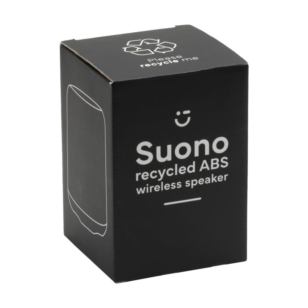 Logo trade business gifts image of: Suono RCS Recycled ABS Wireless Speaker