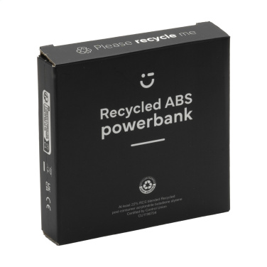 Logo trade advertising products image of: Compact 5000 RCS Recycled ABS Powerbank