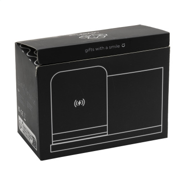 Logotrade promotional product image of: Bamboo Boss 15W charger/pen holder