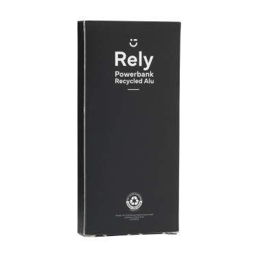 Logo trade promotional gift photo of: Rely Powerbank 10000 RCS Recycled Alu