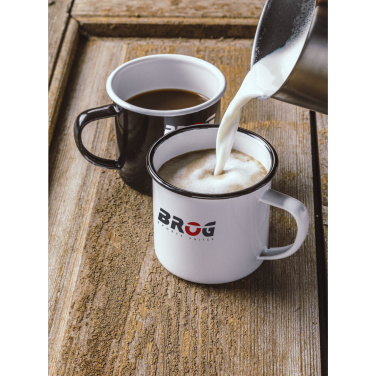 Logo trade business gift photo of: Retro Enamel Mug 350 ml