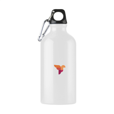 Logo trade promotional merchandise picture of: AluMini GRS Recycled 500 ml water bottle
