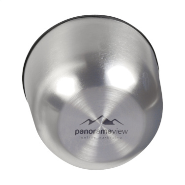 Logo trade promotional merchandise photo of: Thermotop Midi RCS Recycled Steel 500 ml thermo bottle