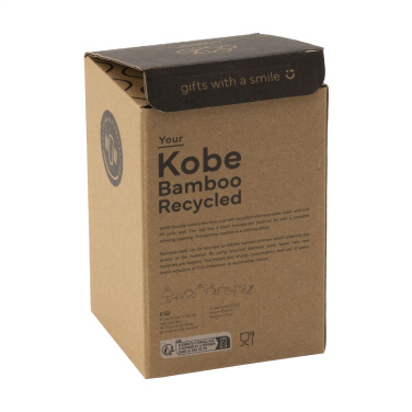 Logotrade corporate gifts photo of: Kobe Bamboo RCS Recycled Steel 350 ml coffee cup