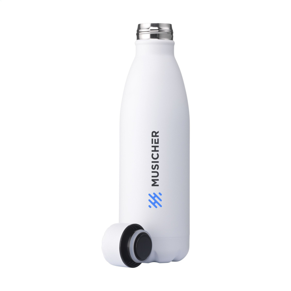 Logo trade promotional item photo of: Topflask Premium RCS Recycled Steel drinking bottle