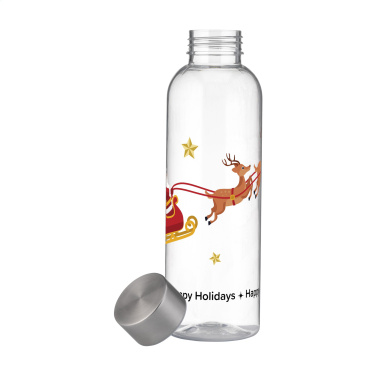 Logotrade advertising product image of: Senga GRS RPET Bottle 500 ml X-Mas