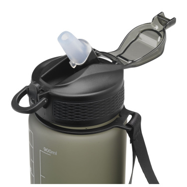 Logo trade promotional products image of: AquaSport GRS Recycled Water Bottle 1,000 ml