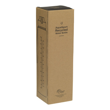 Logo trade business gift photo of: AquaSport GRS Recycled Water Bottle 1,000 ml