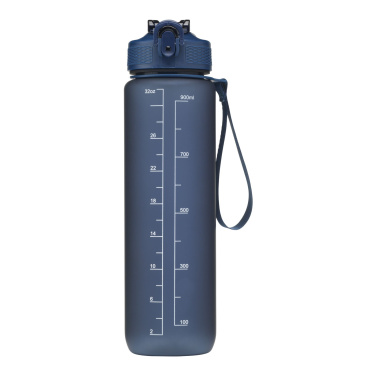 Logo trade promotional item photo of: AquaSport GRS Recycled Water Bottle 1,000 ml
