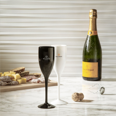 Logo trade advertising product photo of: Lunaire Reusable Champagne Glass 150 ml