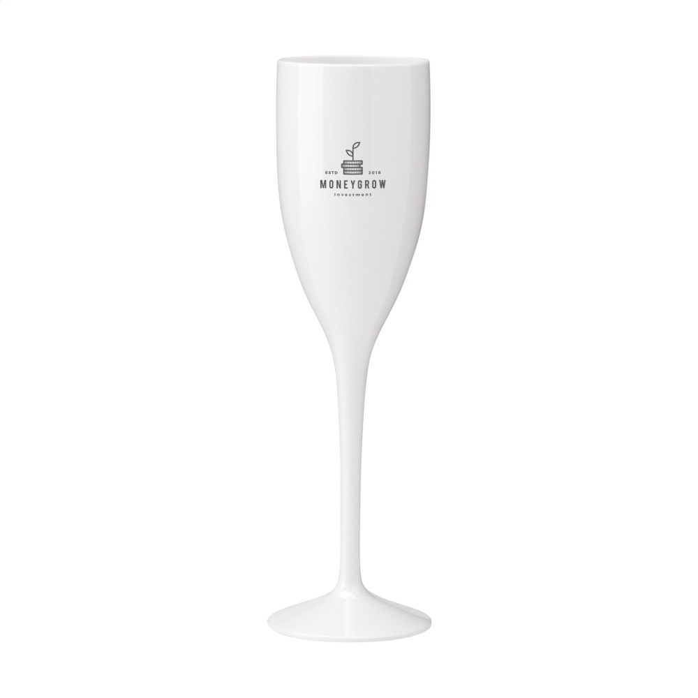 Logo trade advertising products picture of: Lunaire Reusable Champagne Glass 150 ml