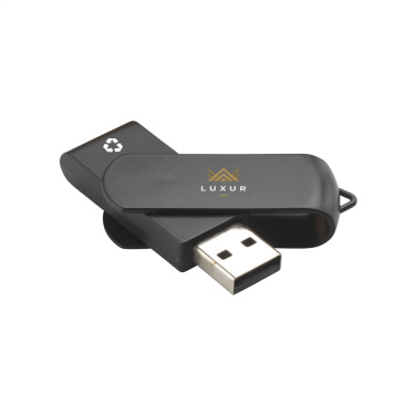 Logo trade corporate gifts picture of: USB Twist Recycle 32 GB