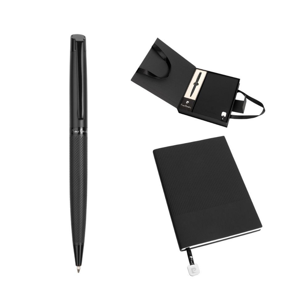 Logo trade advertising product photo of: Set of notebook and pen CHANTAL Pierre Cardin