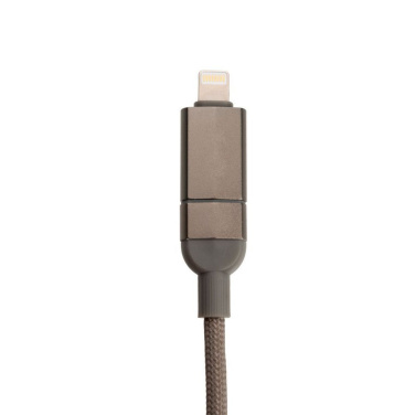 Logo trade promotional item photo of: Charging cable with data transfer DONNES Pierre Cardin