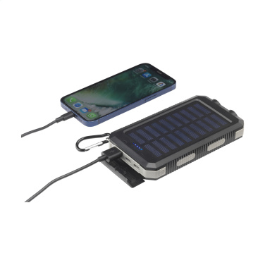 Logotrade promotional product image of: Trail RCS Solar Charger Compass 8000