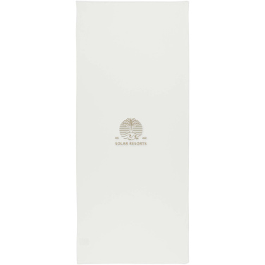 Logo trade promotional merchandise picture of: Lucas RPET sport towel 30x80 cm