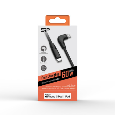 Logo trade promotional giveaway photo of: DATA TRANSFER CABLE Boost Link Nylon LK50CL Type C Lightning